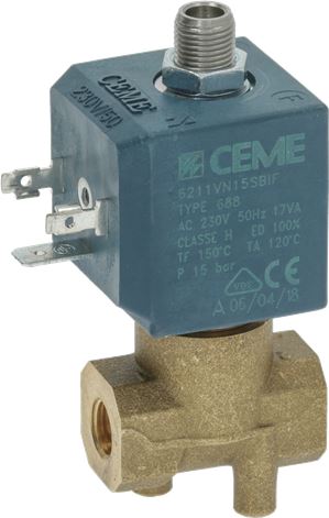 ELETTROVALVOLA CEME 3 VIE ø 1/8"F 230V