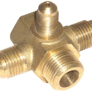 RACCORDO 3 VIE ø 1/4"M-1/4"M-1/8"M