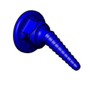 PLASTIC PANEL FLANGE & ANGLED SERRATED
