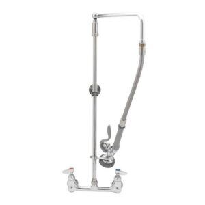 PRE-RINSE, OVERHEAD SWIVEL ARM, 8" WALL