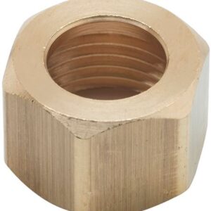 BRASS COUPLING NUT, 1/2" NPSM FEMALE THR