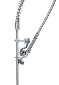 "PRE-RINSE, 8"" WALL MOUNT BASE, VACUUM