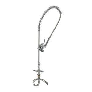 PRE-RINSE, SINGLE DECK MOUNT FAUCET,