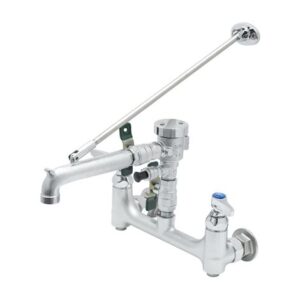 SERVICE SINK FAUCET, 8" WALL MOUNT,