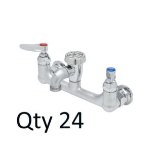 SERVICE SINK FAUCET, WALL MOUNT, 8"