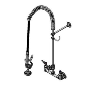 PRE-RINSE,8"C/C WALL MOUNT BASE,VACUUM