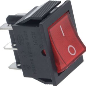 DEVIATORE BIPOLARE ROSSO 16A 250V