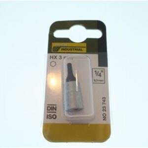 Sechskant-Einsatz 1/4" Grosse 3,0mm