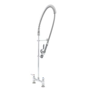 PRE-RINSE UNIT: 8" DECK MOUNT, LOW-FLOW