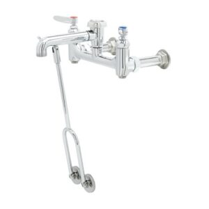 SERVICE SINK FAUCET, WALL MOUNT, 8"