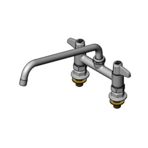 6" DECK MOUNT MIXING FAUCET WITH EQUIP