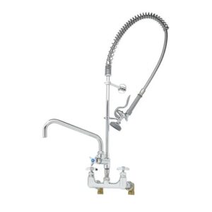 BIG-FLOW PRE-RINSE UNIT: 8" WALL MOUNT,
