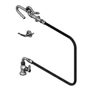 SINGLE PANTRY FAUCET, CERAMA W/ CHECK