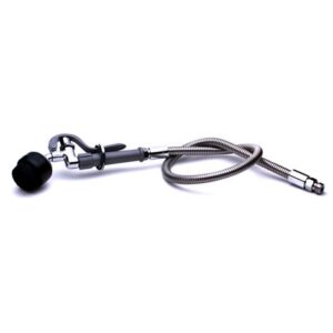 SPRAY VALVE WITH BRUSH AND 44" FLEXIBLE