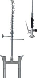 DOCCIA PRELAVAGGIO INOX 1240 mm