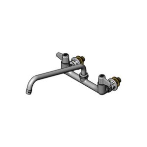 8" WALL MOUNT FAUCET W/ QUARTER-TURN