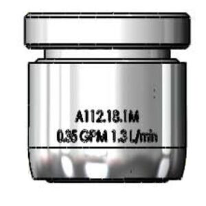 0.35 GPM NON-AERATED SPRAY DEVICE,