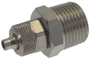 RACCORDO DIRITTO 3/8"M ø 6/4 NICHELATO