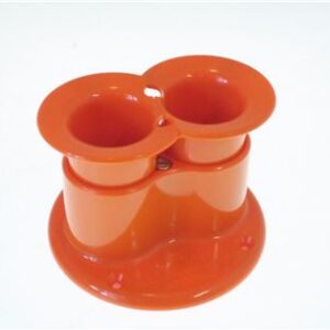 Base inferiore completa di 3 bronzine, 2