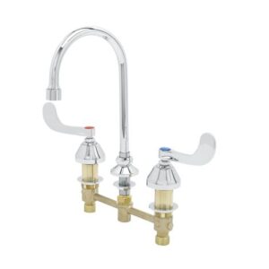 8" MEDICAL FAUCET, CERAMAS, SWIVEL