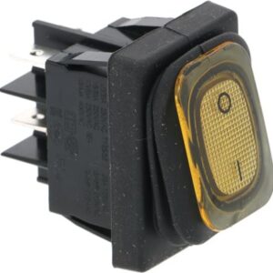 INTERRUTTORE BIPOLARE GIALLO 16A 250V