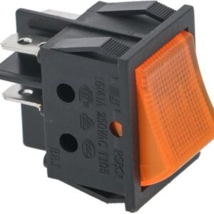 INTERRUTTORE BIPOLARE ARANCIO 16A 250V