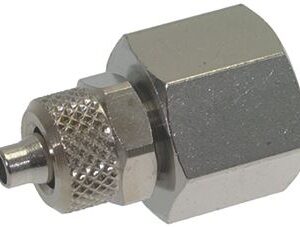 RACCORDO DIRITTO 1/4"F ø 6/4 NICHELATO