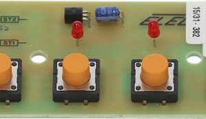 SCHEDA ELETTRONICA 4 TASTI 82x40 mm
