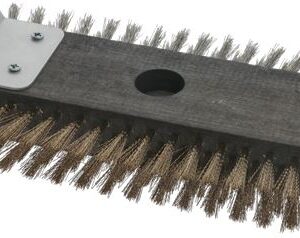 SPAZZOLA DOPPIA INOX-OTTONE 210x105 mm