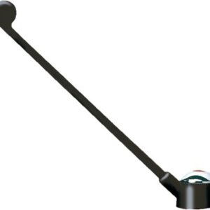 LEVA NERA IN POLIMERO 360 mm