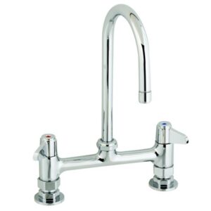 8" DECK MOUNT FAUCET, 5-1/2" SWIVEL