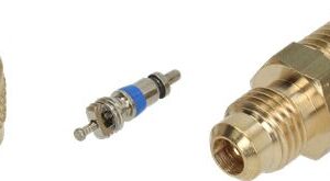 VALVOLA DI SERVIZIO 1/4"sae x 1/4"npt