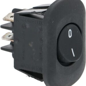 INTERRUTTORE BIPOLARE NERO 16A 250V