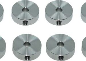 LOT DE 8 RONDELLES PERCEES ø 18x4x5.6 mm