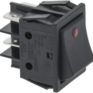 INTERRUTTORE BIPOLARE NERO 16A 250V