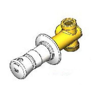 CONCEALED STRAIGHT VALVE, SLOW SELF