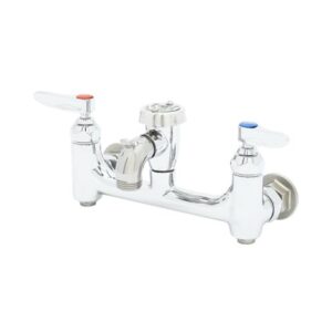 SERVICE SINK FAUCET, WALL MOUNT, 8"