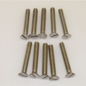 VITE A TESTA SVASATA PIANA M6x40 - 10 PZ
