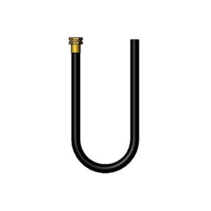 60" BLACK RUBBER HOSE W/ GARDEN HOSE