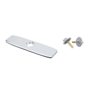 8" C/C FORGED DECK PLATE, CHROME PLATED