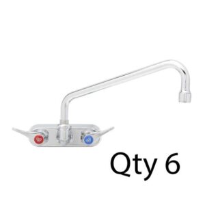 4" WORKBOARD FAUCET, WALL MOUNT,