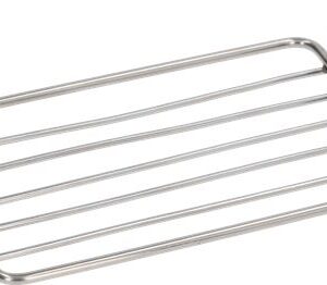 GRIGLIA INOX CON ALETTE DI FISSAGGIO