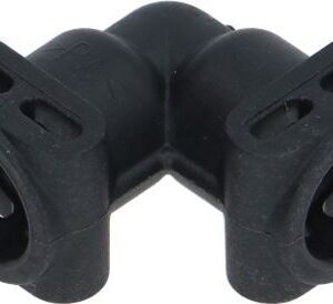 RACCORDO A "L" TUBI ø 4 mm