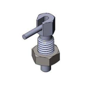 SPRING-LOADED LOCKING PLUNGER & HEX NUT