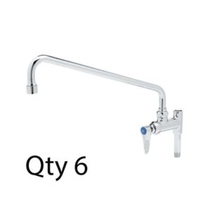 ADD-ON FAUCET W/ 14" SWING NOZZLE (QTY6)