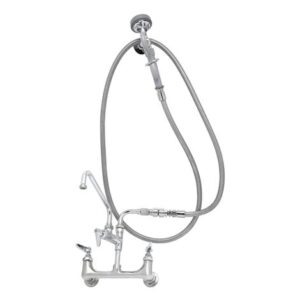SPRAY ASSEMBLY, WALL MOUNT BASE, 8"