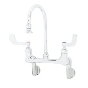 WALL MOUNT FAUCET, ADJUSTABLE CENTERS,
