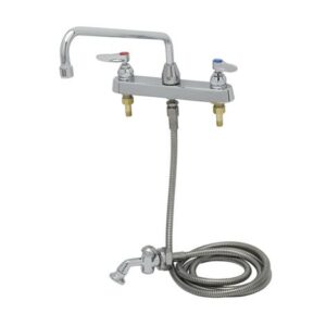 WORKBOARD FAUCET, 8" DECK MOUNT, 12"