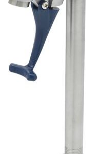 8" DECK MOUNT STAINLESS STEEL GLASS