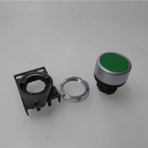 PULSANTE RASATO VERDE GHIERA CROMO